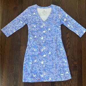 NWOT Mahi Gold Palm Dress